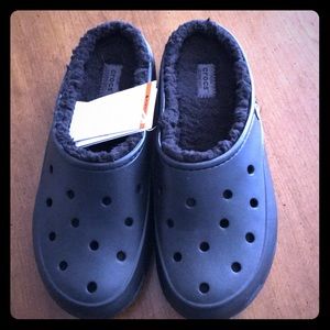 Crocs. Brand new. Fleece lined
